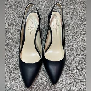 Jessica Simpson Black Slingback Heels